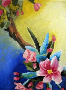 Tree Blossom, 2020, 30.5cm x 40.5cm, oil