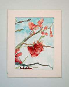Tree Blossom, 2021, 15cm x 20.5cm, watercolour