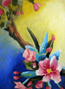 Tree Blossom, 30.5cm x 40.5cm, oil on canvas, 31,12,2020