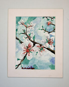 Tree Buds, 2021, 15cm x 20.5cm, watercolour