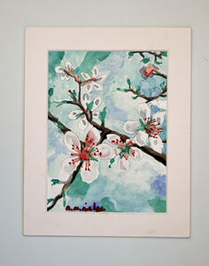 Tree Buds, 2021, 15cm x 20.5cm, watercolour