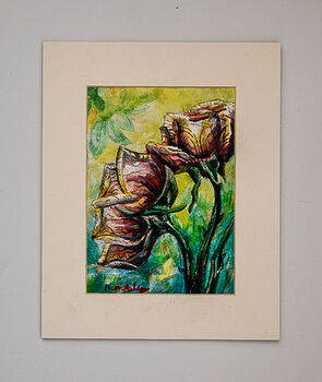 Winter's Heart, 2022, 15cm x 19.5cm, watercolour