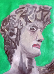 You What, 12in x 16in, oil on canvas
