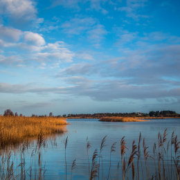 1007-Boora Lake Tullamore Offaly blue sky