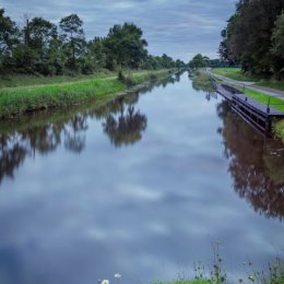 1106-Peaceful Evening Grand Canal Tullamore Offaly
