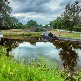 1258-Campbell Bridge July Evening Ballycommon
