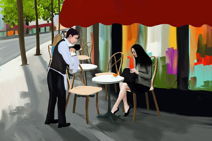 148 The Waiter appears