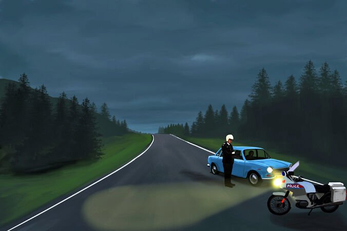 173 Stopped by a copper