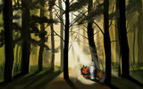 Deep in the woods