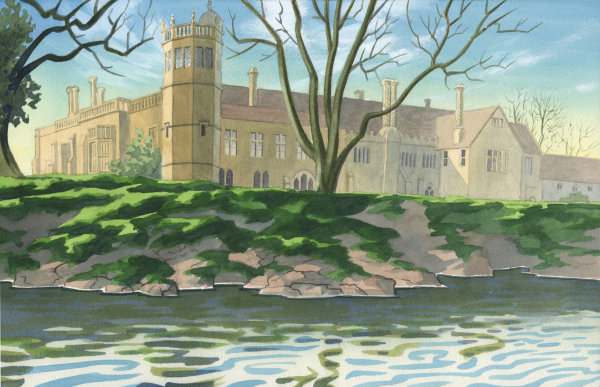 Lacock Abbey 6 hour painting