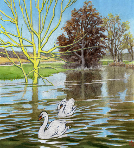 Winter flood