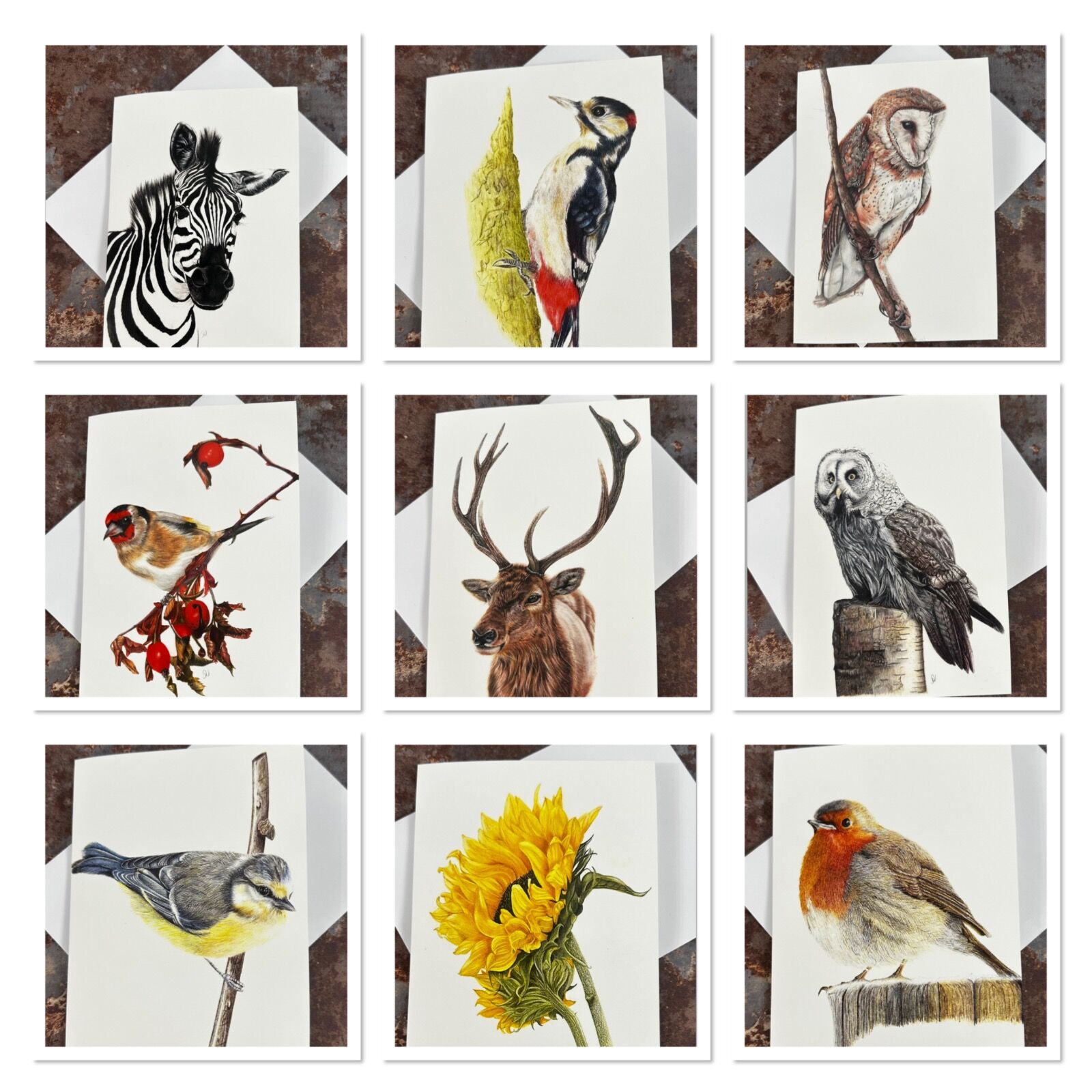 Single Greeting Card 7” x 5” - choose your option