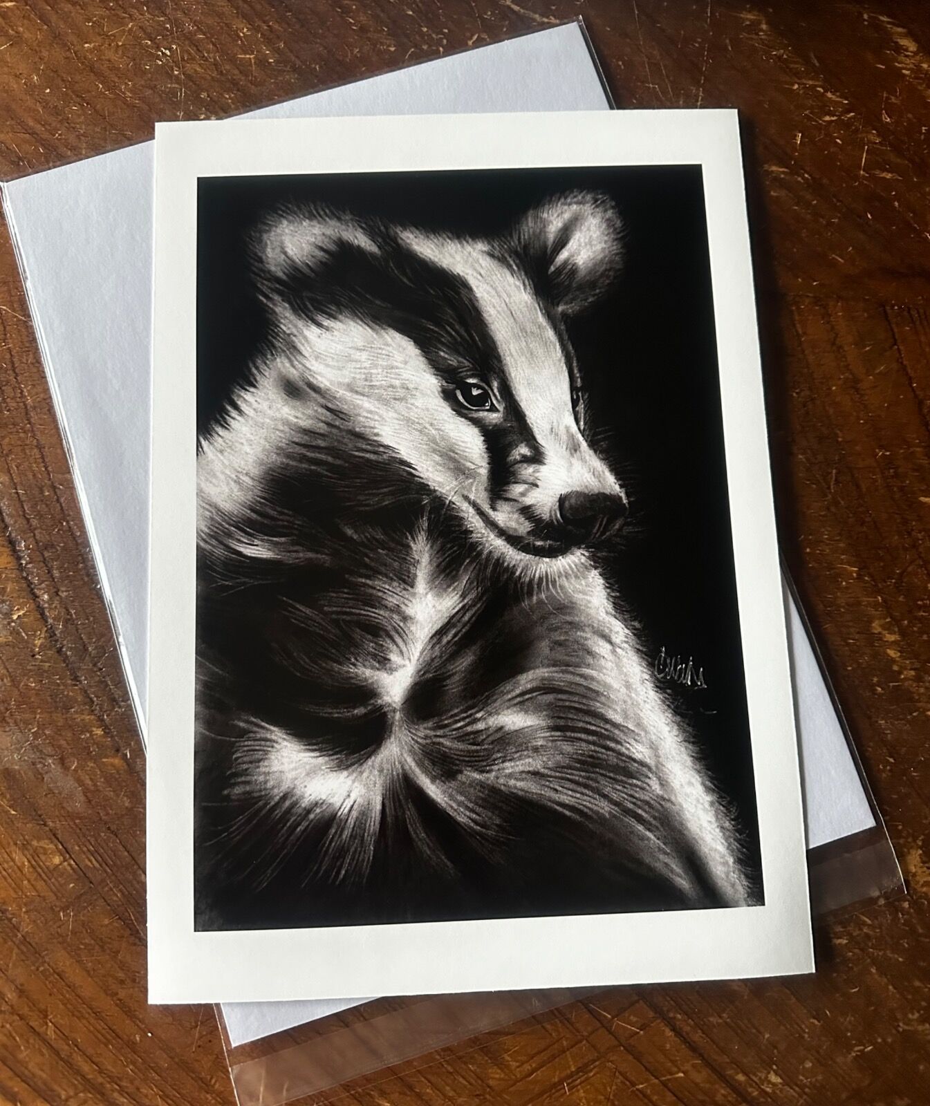 Badger Giclee Print