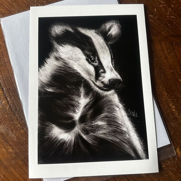 Badger Giclee Print