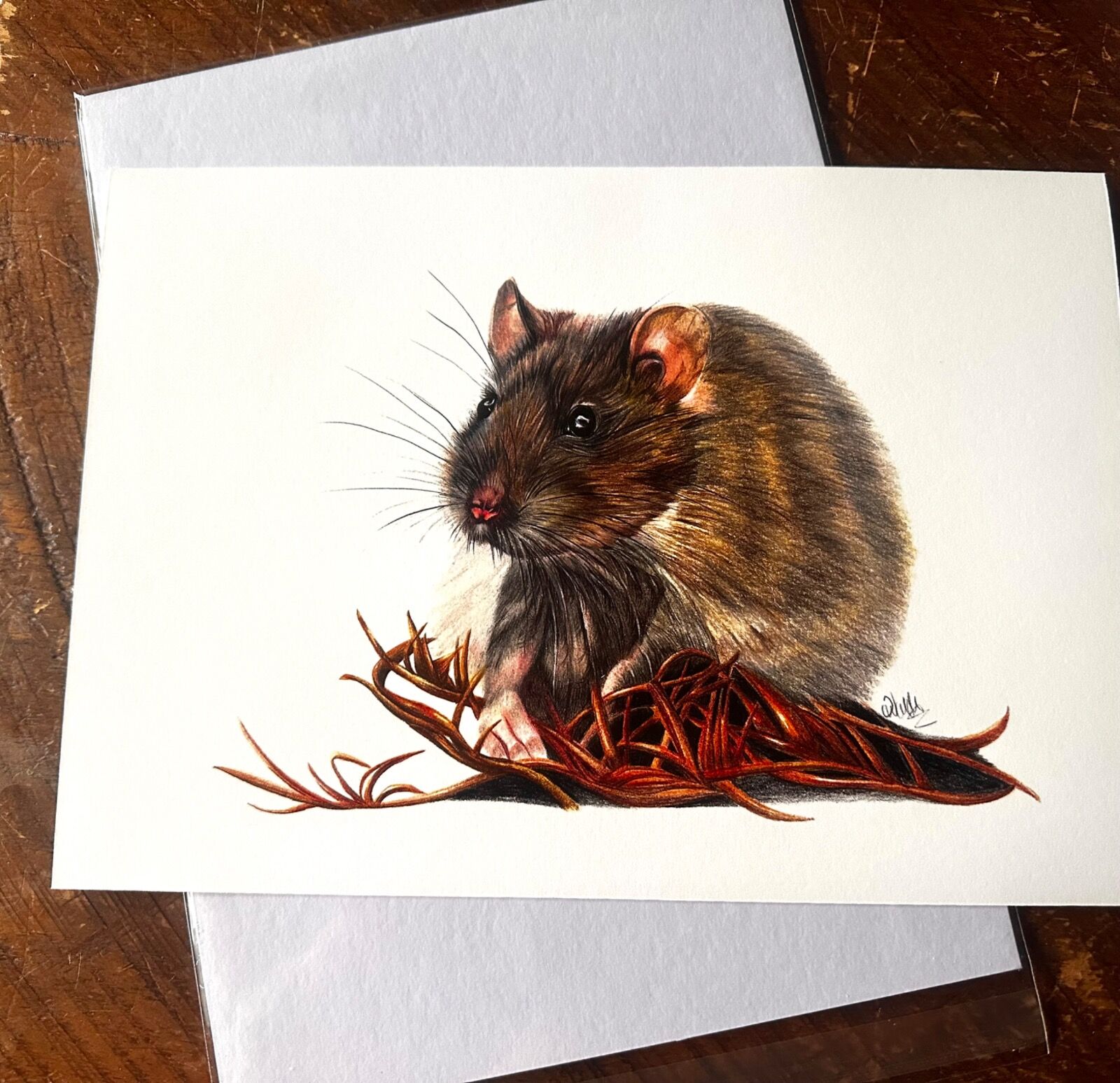 Big Fat Rat Giclee Print
