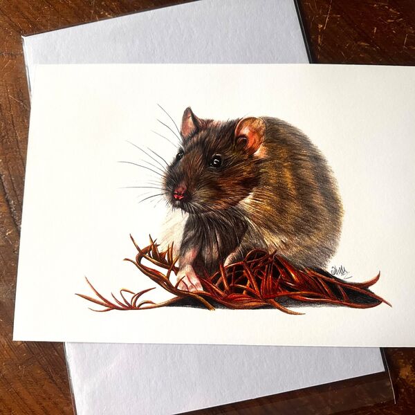 Big Fat Rat Giclee Print