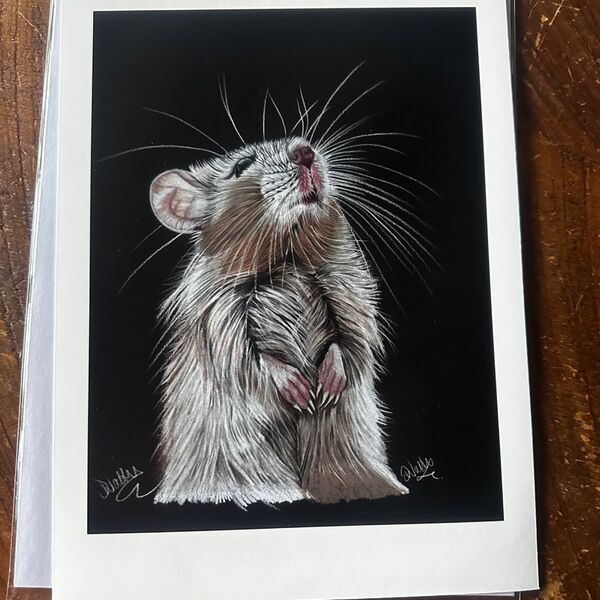 Ratty Rat Giclee Print