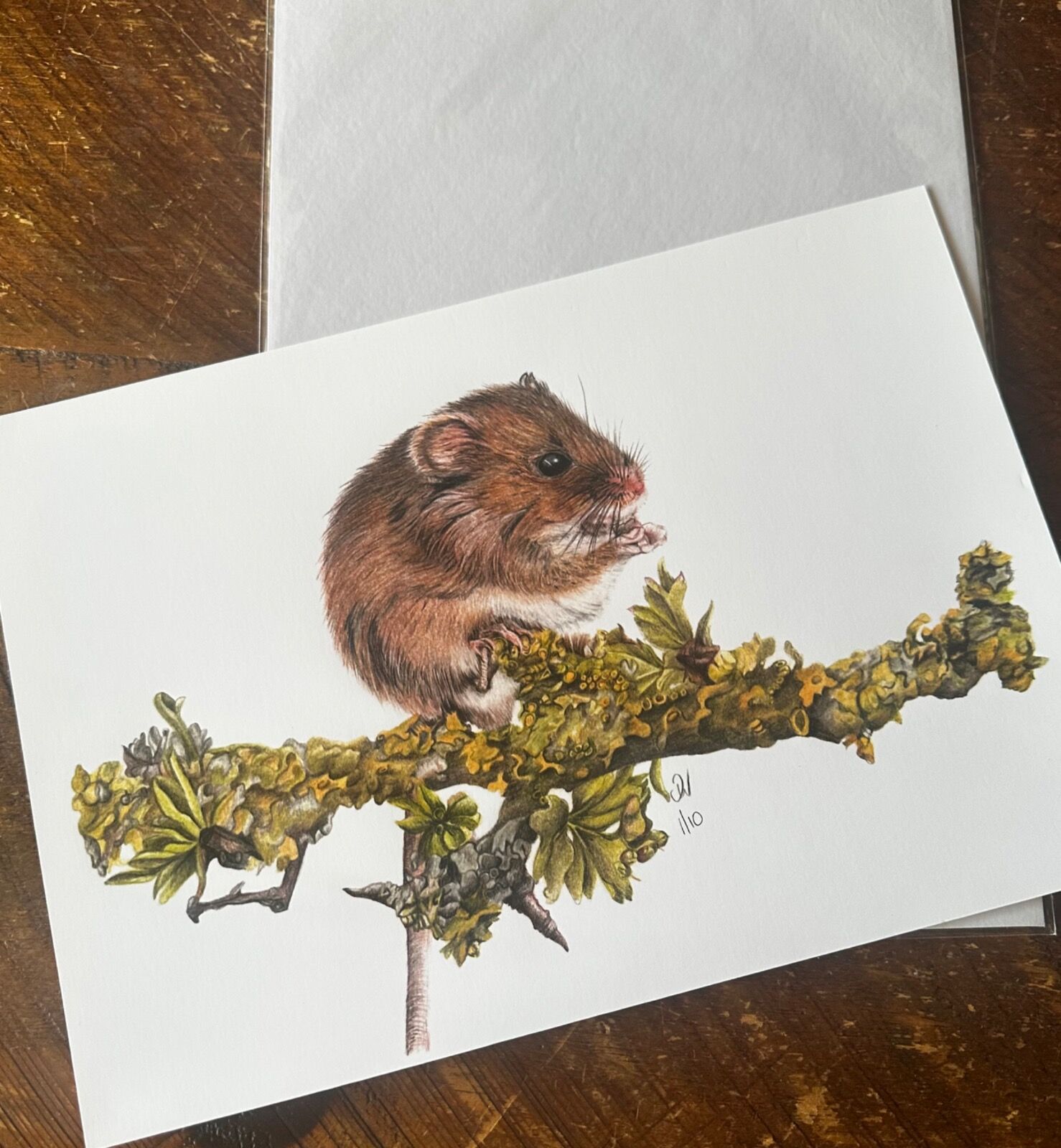 Mouse on a Branch Giclee Print