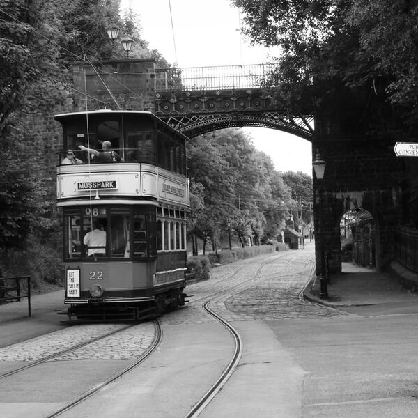 Crich Tramway Single line