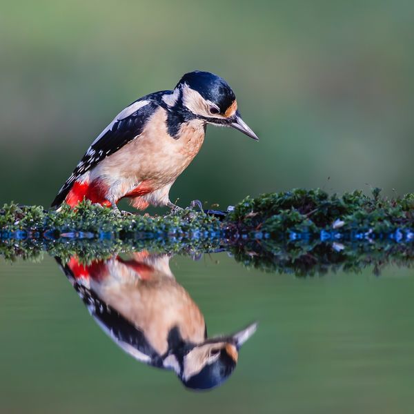 Woodpecker Reflection