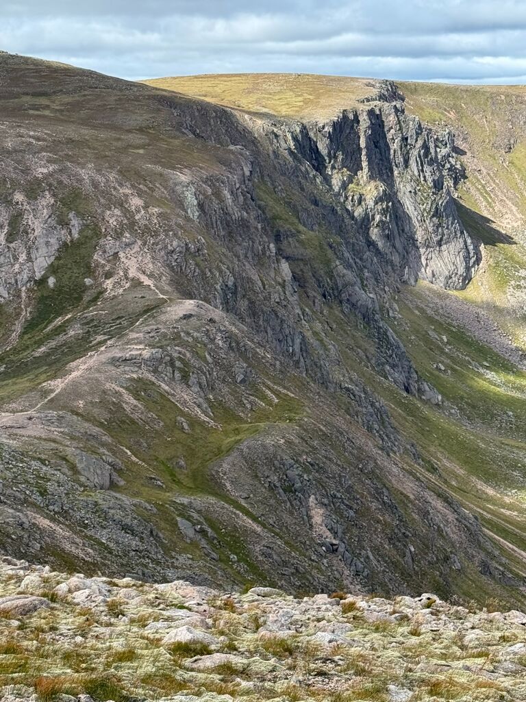 Beinn a' Bhùird from Ben Avon, Cairngorm Mountains