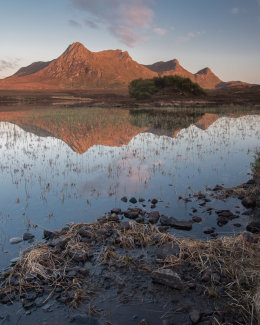 Spring Sunset, Lochan Hakel