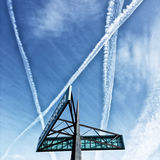 Coming and going overhead