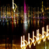 London Eye at night with ICM