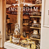 Cheese store window, Amsterdam