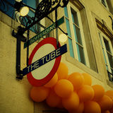 The Tube with yellow balloons