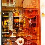 Crowded shop window