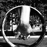 Clasped hands, London
