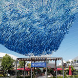 Artwork with blue