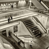 Visitors at the Design Museum, London