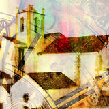 Old church with clock face