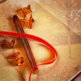 Cufflinks and Autumn leaves