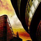 London architecture Autumn