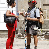 Pilgrim, Santiago de Compostela