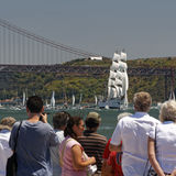 Watching Tall Ships on the Tagus