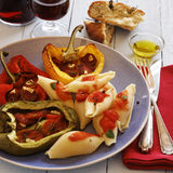 Peppers with pasta