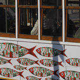 Tram with sardines