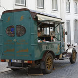 Man with old van, Lisbon