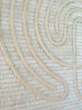 white labyrinth detail