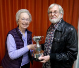 Malcolm Imhoff receives the Caroline Trophy, Overall Winner, for "Love Will Remain"