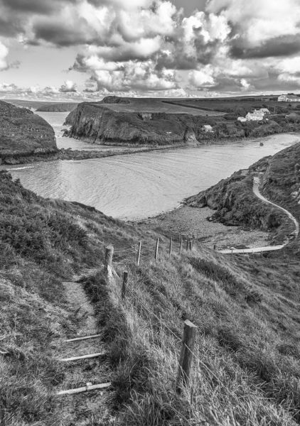 View over Abercastle Bay, Pembrokeshire, Wales