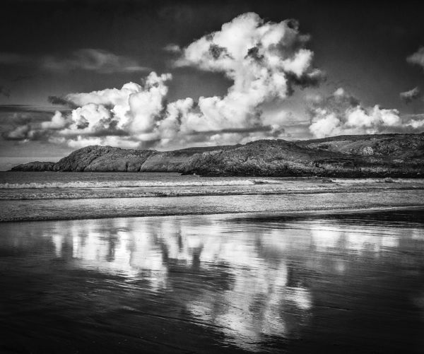 Clouds over Whitesands Bay, Pembrokeshire, Wales