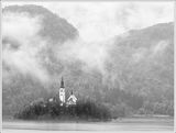 Rain at Lake Bled