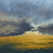 Dramatic Sky Over Farmland