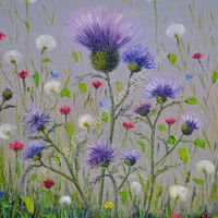 Blooming Thistle, SOLD