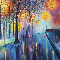 After the rain, available at Alpha Art Gallery EH3 5AX